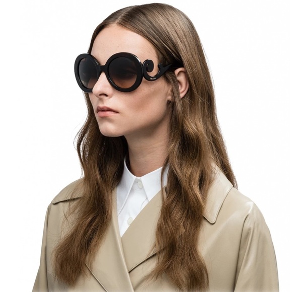 Prada Baroque Tortoise Sunglasses - Picture 2 of 14